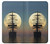 S2897 Pirate Ship Moon Night Hülle Schutzhülle Taschen für iPhone 6 Plus, 6S Plus