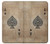 S2928 Vintage Spades Ace Card Hülle Schutzhülle Taschen für iPhone 6 Plus, 6S Plus