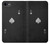 S3152 Black Ace of Spade Hülle Schutzhülle Taschen für iPhone 7, iPhone 8