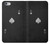 S3152 Black Ace of Spade Hülle Schutzhülle Taschen für iPhone 6 6S