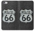 S3207 Route 66 Sign Hülle Schutzhülle Taschen für iPhone 6 Plus, iPhone 6s Plus