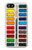 S3243 Watercolor Paint Set Hülle Schutzhülle Taschen für iPhone 5 5S SE