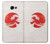 S3237 Waves Japan Flag Hülle Schutzhülle Taschen für Samsung Galaxy A5 (2017)