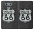 S3207 Route 66 Sign Hülle Schutzhülle Taschen für LG G6