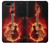 S0415 Fire Guitar Burn Hülle Schutzhülle Taschen für OnePlus 5T