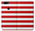 S2364 Red and White Striped Hülle Schutzhülle Taschen für OnePlus 5T