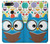 S2521 Cute Nerd Owl Cartoon Hülle Schutzhülle Taschen für OnePlus 5T