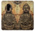 S0344 Buddha Rock Carving Hülle Schutzhülle Taschen für Samsung Galaxy S9 Plus