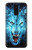 S0752 Blue Fire Grim Wolf Hülle Schutzhülle Taschen für Samsung Galaxy S9 Plus