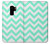S1723 Mint Chevron Zigzag Hülle Schutzhülle Taschen für Samsung Galaxy S9 Plus