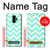 S1723 Mint Chevron Zigzag Hülle Schutzhülle Taschen für Samsung Galaxy S9 Plus