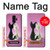 S1832 Love Cat Hülle Schutzhülle Taschen für Samsung Galaxy S9 Plus