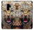 S1932 Blue Eyed Leopard Hülle Schutzhülle Taschen für Samsung Galaxy S9 Plus