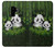 S2441 Panda Family Bamboo Forest Hülle Schutzhülle Taschen für Samsung Galaxy S9 Plus