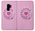 S2847 Pink Retro Rotary Phone Hülle Schutzhülle Taschen für Samsung Galaxy S9 Plus
