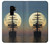 S2897 Pirate Ship Moon Night Hülle Schutzhülle Taschen für Samsung Galaxy S9 Plus