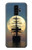 S2897 Pirate Ship Moon Night Hülle Schutzhülle Taschen für Samsung Galaxy S9 Plus
