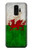 S2976 Wales Football Soccer Euro 2016 Flag Hülle Schutzhülle Taschen für Samsung Galaxy S9 Plus