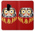 S3045 Japan Good Luck Daruma Doll Hülle Schutzhülle Taschen für Samsung Galaxy S9 Plus