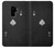 S3152 Black Ace of Spade Hülle Schutzhülle Taschen für Samsung Galaxy S9 Plus