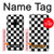 S1611 Black and White Check Chess Board Hülle Schutzhülle Taschen für Samsung Galaxy S9