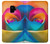 S1671 Rainbow Colorful Rose Hülle Schutzhülle Taschen für Samsung Galaxy S9