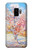 S2450 Van Gogh Peach Tree Blossom Hülle Schutzhülle Taschen für Samsung Galaxy S9