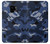 S2959 Navy Blue Camo Camouflage Hülle Schutzhülle Taschen für Samsung Galaxy S9