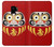 S3045 Japan Good Luck Daruma Doll Hülle Schutzhülle Taschen für Samsung Galaxy S9