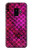 S3051 Pink Mermaid Fish Scale Hülle Schutzhülle Taschen für Samsung Galaxy S9