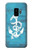 S3053 Marine Anchor Blue Hülle Schutzhülle Taschen für Samsung Galaxy S9