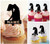 TA0012 Woman Dance Kuchenaufsätze Hochzeit Geburtsta Acryl Cupcake Kuchen Topper für Kuchen Party Dekor 10 Stück