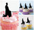 TA0039 Samurai Kuchenaufsätze Hochzeit Geburtsta Acryl Cupcake Kuchen Topper für Kuchen Party Dekor 10 Stück