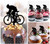 TA0067 Bicycle Sport Kuchenaufsätze Hochzeit Geburtsta Acryl Cupcake Kuchen Topper für Kuchen Party Dekor 10 Stück