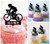 TA0069 Bicycle Sport Kuchenaufsätze Hochzeit Geburtsta Acryl Cupcake Kuchen Topper für Kuchen Party Dekor 10 Stück