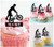 TA0073 Bicycle Boy Extreme Kuchenaufsätze Hochzeit Geburtsta Acryl Cupcake Kuchen Topper für Kuchen Party Dekor 10 Stück