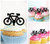 TA0075 Bicycle Kuchenaufsätze Hochzeit Geburtsta Acryl Cupcake Kuchen Topper für Kuchen Party Dekor 10 Stück