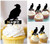 TA0096 Hawk Osprey Kuchenaufsätze Hochzeit Geburtsta Acryl Cupcake Kuchen Topper für Kuchen Party Dekor 10 Stück