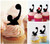 TA0186 Water Polo Kuchenaufsätze Hochzeit Geburtsta Acryl Cupcake Kuchen Topper für Kuchen Party Dekor 10 Stück