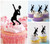 TA0189 Tennis Serve Kuchenaufsätze Hochzeit Geburtsta Acryl Cupcake Kuchen Topper für Kuchen Party Dekor 10 Stück