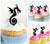 TA0194 Dragon Kuchenaufsätze Hochzeit Geburtsta Acryl Cupcake Kuchen Topper für Kuchen Party Dekor 10 Stück