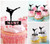 TA0203 Muay Thai Kickboxing Kuchenaufsätze Hochzeit Geburtsta Acryl Cupcake Kuchen Topper für Kuchen Party Dekor 10 Stück