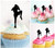 TA0204 Muay Thai Kickboxing Kuchenaufsätze Hochzeit Geburtsta Acryl Cupcake Kuchen Topper für Kuchen Party Dekor 10 Stück