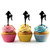 TA0204 Muay Thai Kickboxing Kuchenaufsätze Hochzeit Geburtsta Acryl Cupcake Kuchen Topper für Kuchen Party Dekor 10 Stück