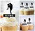 TA0205 Muay Thai Kickboxing Kuchenaufsätze Hochzeit Geburtsta Acryl Cupcake Kuchen Topper für Kuchen Party Dekor 10 Stück