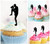 TA0205 Muay Thai Kickboxing Kuchenaufsätze Hochzeit Geburtsta Acryl Cupcake Kuchen Topper für Kuchen Party Dekor 10 Stück