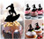 TA0207 Skimboarding Surf Surfing Kuchenaufsätze Hochzeit Geburtsta Acryl Cupcake Kuchen Topper für Kuchen Party Dekor 10 Stück