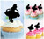 TA0238 Alice's Adventures in Wonderland Kuchenaufsätze Hochzeit Geburtsta Acryl Cupcake Kuchen Topper für Kuchen Party Dekor 10 Stück