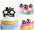 TA0241 Mr Wedding Kuchenaufsätze Hochzeit Geburtsta Acryl Cupcake Kuchen Topper für Kuchen Party Dekor 10 Stück