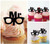 TA0242 Mr Wedding Kuchenaufsätze Hochzeit Geburtsta Acryl Cupcake Kuchen Topper für Kuchen Party Dekor 10 Stück